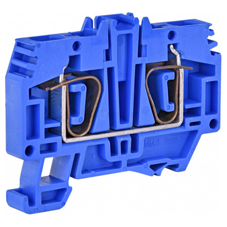 Клемма пружинная ESP-HMM.6B 6 мм² синяя, ETI (3903169) фото
