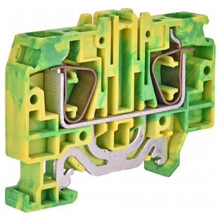Клемма пружинная заземляющая ESP-HTE.10 10 мм² желто-зеленая, ETI (3903194) фото