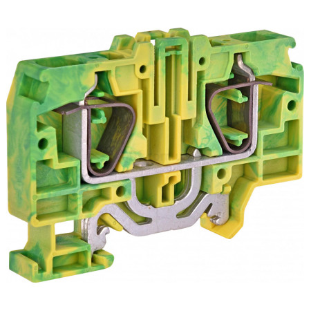Клемма пружинная заземляющая ESP-HTE.16 16 мм² желто-зеленая, ETI (3903195) фото