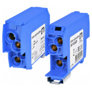 Блок розподільчий EDBJ-4x25-4x25N 100A вхід 4×25 / вихід 4×25 мм² синій, ETI міні-фото