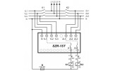 Реле автоматичного включення резерву (АВР) SZR-1ST, ETI зображення 2 (схема)