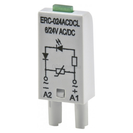 Дополнительный модуль защиты/индикации ERC-024ACDCL (6...24V AC/DC), ETI (2473040) фото