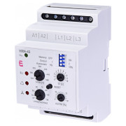 Реле контроля напряжения HRN-43 3-фазное 2×16A 400В AC, ETI мини-фото
