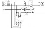 Реле контроля обрыва, асимметрии и последовательности фаз PZAK-1 3-фазное, ETI изображение 2 (схема)