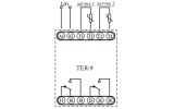 Реле контролю температури з таймером цифрове багатофункціональне TER-9 24В AC/DC 2×16A, ETI зображення 2 (схема)