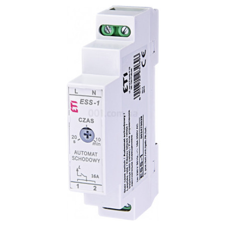 Лестничный выключатель ESS-1 230V/AC 16A, ETI (2470029) фото