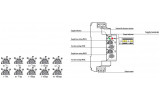 Реле времени циклическое CRM-2H UNI 12-240V AC/DC 16A, ETI изображение 4 (схема)