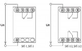 Програмований цифровий таймер SHT-1 UNI 12-240 AC/DC 16А, ETI зображення 3 (схема)