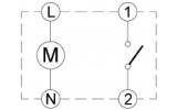 Электромеханическое реле времени APC-D1 (суточное) 230V/AC 16А, ETI изображение 4 (схема)