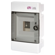 Щит внутренний распределительный ECM 4 PT (4 модуля, прозрачная дверь), ETI мини-фото