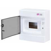 Щит наружный распределительный ECT 8 PT (8 модулей, прозрачная дверь), ETI мини-фото
