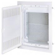 Щит металопластиковий ECG28 MEDIA-I (перфорована панель, перфоровані металеві білі дверцята), ETI міні-фото