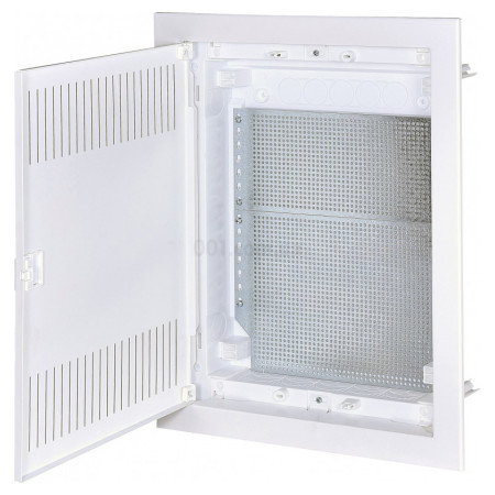 Щит металопластиковий ECG28 MEDIA-I (перфорована панель, перфоровані металеві білі дверцята), ETI (1101157) фото