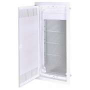 Щит металопластиковий ECG56 MEDIA-I (перфорована панель, перфоровані металеві білі дверцята), ETI міні-фото