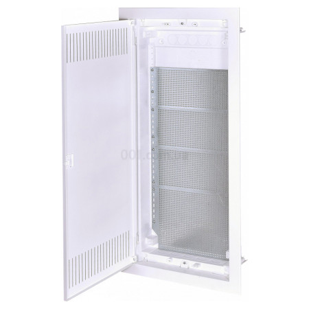 Щит металопластиковий ECG56 MEDIA-I (перфорована панель, перфоровані металеві білі дверцята), ETI (1101159) фото