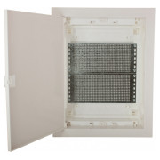 Щит металопластиковий ECG14 MEDIA-PT (перфорована панель, пластикові прозорі дверцята), ETI міні-фото