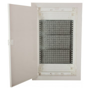 Щит металлопластиковый ECG42 MEDIA-PO (перфорированная панель, пластиковая белая дверь), ETI мини-фото