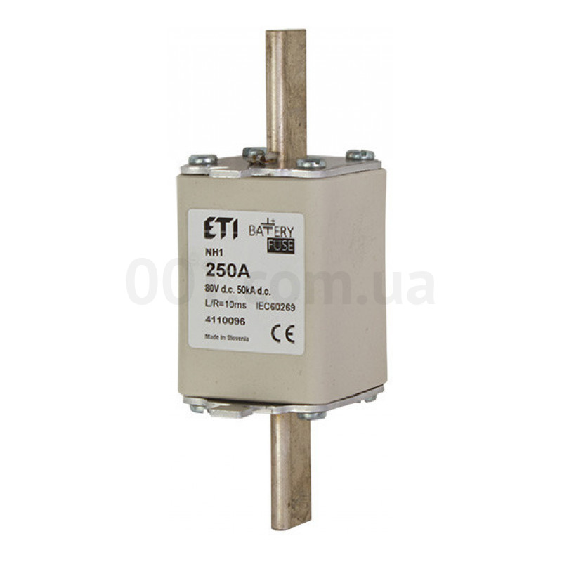 Запобіжник плавкий (вставка) NH-1 Battery 250A 80V DC ETI (4110096