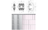 Тримач плавкого запобіжника PT 00 3P 160A (M8-2M6), ETI зображення 2 (габаритні розміри)