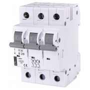 Автоматичний вимикач ST-68 (4,5 кА) 3p 20 А хар-ка B, ETI міні-фото