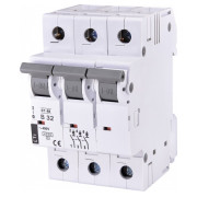 Автоматический выключатель ST-68 (4,5 кА) 3p 32 А хар-ка B, ETI мини-фото