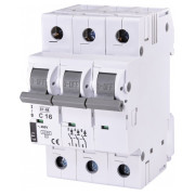 Автоматический выключатель ST-68 (4,5 кА) 3p 16 А хар-ка C, ETI мини-фото