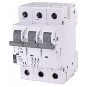 Автоматичний вимикач ST-68 (4,5 кА) 3p 32 А хар-ка C, ETI міні-фото