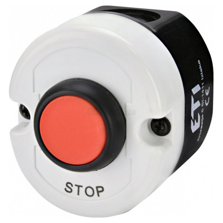 Пост кнопочный 1-модульный "STOP" ESE1-V2, ETI (4771440) фото
