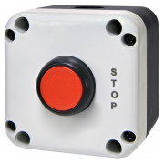 Пост кнопочный 1-модульный "STOP" ESB1-V2, ETI мини-фото