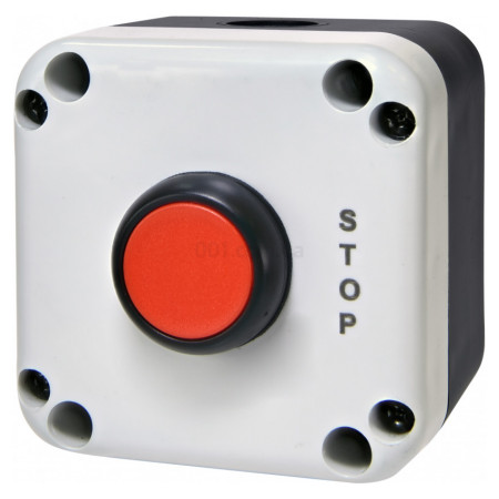Пост кнопочный 1-модульный "STOP" ESB1-V2, ETI (4771622) фото