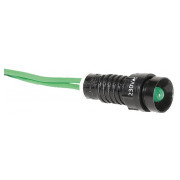 Лампа світлосигнальна 5мм 230V AC зелена LS LED 5 G 230, ETI міні-фото