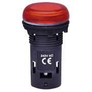 Лампа светосигнальная LED матовая 240V AC красная ECLI-240A-R, ETI мини-фото