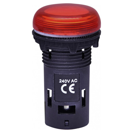 Лампа светосигнальная LED матовая 240V AC красная ECLI-240A-R, ETI (4771230) фото