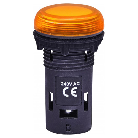 Лампа светосигнальная LED матовая 240V AC оранжевая ECLI-240A-A, ETI (4771234) фото