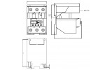 Теплове реле RE117.2D-112 (Ir=90-112A), ETI зображення 2 (габаритні розміри)