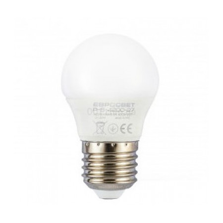 Світлодіодна (LED) лампа P-5-4200-27, 5 Вт 4200K E27, Евросвет (000038863) фото