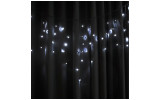 Гирлянда светодиодная уличная STARLIGHT бахрома белый 75LED IP44 черный 2×0,7м, Евросвет изображение 3
