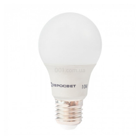Світлодіодна (LED) лампа A-10-4200-27 10Вт 4200К Е27, Евросвет (38857) фото