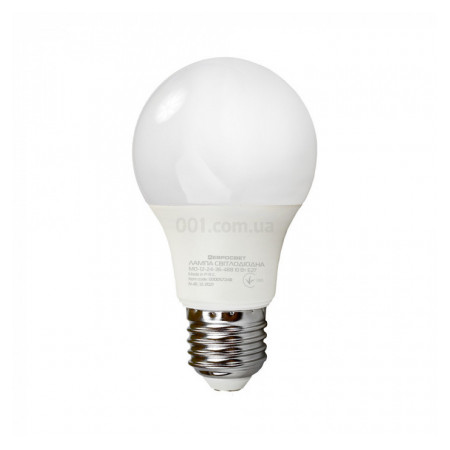 Светодиодная (LED) лампа низковольтная МО-12-24-36-48В 10Вт 4200K E27, Евросвет (57248) фото