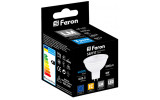 Упаковка світлодіодних LED ламп Feron LB-194 MR16 decor цоколь G5.3 4000K зображення