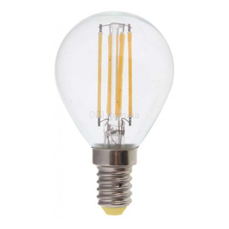 Светодиодная лампа LB-61 P45 (шар) филамент 4Вт 2700K E14, Feron (4780) фото