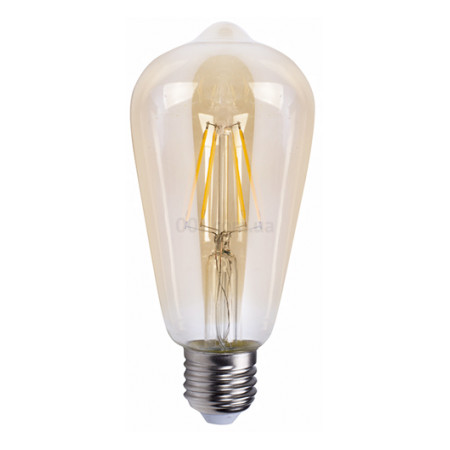 Светодиодная лампа LB-764 ST64 филамент золото 4Вт 2700K E27, Feron (5782) фото