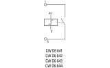 Реле импульсное 1НВ 16A 230В AC 1M, GEWISS изображение 3 (схема)