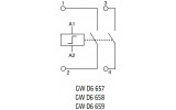 Реле импульсное 2НВ 16A 230В AC 1M, GEWISS изображение 3 (схема)