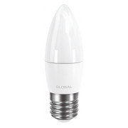 Светодиодная лампа 1-GBL-131 C37 CL-F 5Вт 3000K E27, GLOBAL LED Светодиодная лампа 1-GBL-131 C37 CL-F 5Вт 3000K E27, GLOBAL LED мини-фото