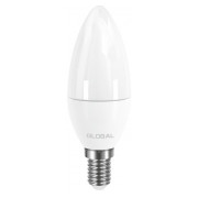 Світлодіодна лампа 1-GBL-133-02 C37 CL-F 5Вт 3000K E14, GLOBAL LED міні-фото