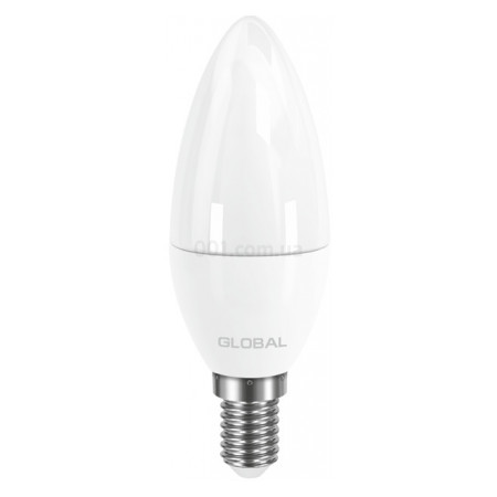Світлодіодна лампа 1-GBL-133-02 C37 CL-F 5Вт 3000K E14, GLOBAL LED фото