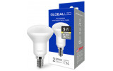 Упаковка світлодіодної лампи GLOBAL LED 1-GBL-153 R50 5W 3000K E14 зображення