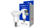 Упаковка світлодіодної лампи GLOBAL LED 1-GBL-154 R50 5W 4100K E14 зображення