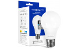 Упаковка светодиодной лампы GLOBAL LED 1-GBL-162-02 A60 8W 4100K E27 изображение